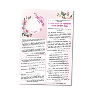 מגנט ברכות השחר וורדים 